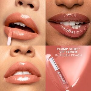 Buxom Plump Shot Plumping and Smoothing Lip Serum Gloss Plush Peach NIB